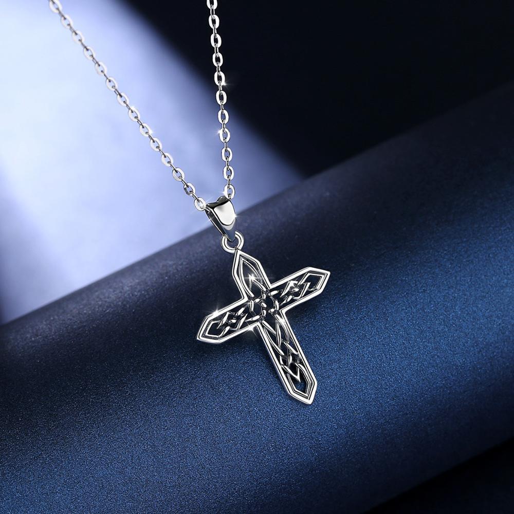Celtic Cross with Irish Knot Vintage 925 Sterling Silver Necklace-Necklaces-Innovato Design-20 inch-Innovato Design