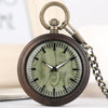 All Wood Pocket Watch with Bronze Chain - InnovatoDesign