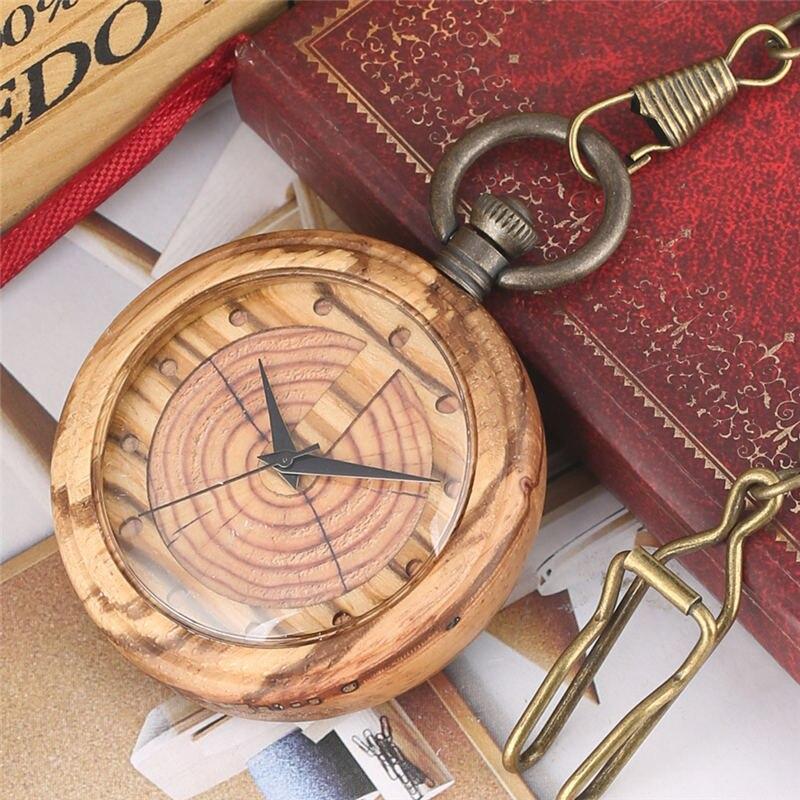 Gold Pocket Watch in Mahogany Wood Body-Pocket Watch-Innovato Design-Innovato Design