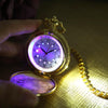 Luminous LED Light Classic Gold Pocket Watch-Pocket Watch-Innovato Design-Innovato Design