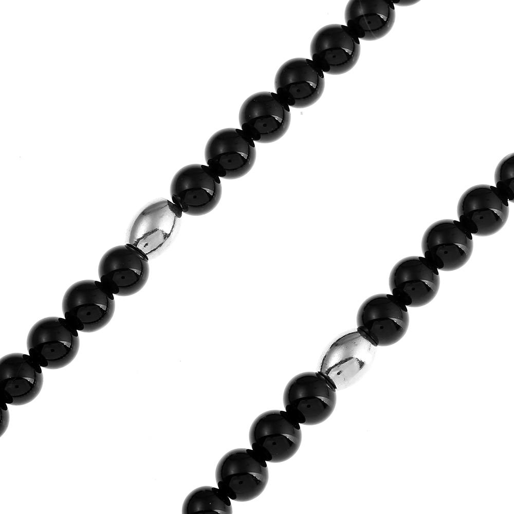 Viking Axe Head Pendant with Natural Stone Chain Necklace-Necklaces-Innovato Design-Innovato Design