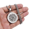 Silver Celtic Witches Pentagram Pendant Necklace-Necklaces-Innovato Design-18-Innovato Design