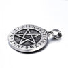 Silver Celtic Witches Pentagram Pendant Necklace - InnovatoDesign