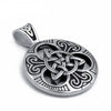 Silver Celtic Triquetra Knot Pendant with Chain-Necklaces-Innovato Design-18 inch-Gold-Innovato Design