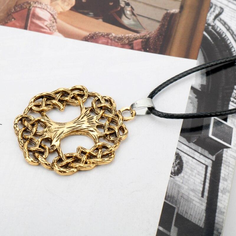 Yggdrasil Tree of Life Knotted Silver or Gold Pendant-Necklaces-Innovato Design-Gold-Innovato Design