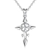 925 Sterling Silver Ortodox Celtic Cross Necklace - InnovatoDesign