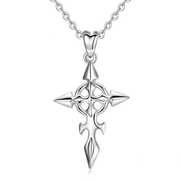 925 Sterling Silver Ortodox Celtic Cross Necklace - InnovatoDesign