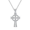 925 Sterling Silver Classic Vintage White Ortodox Cross Charm Pendant - InnovatoDesign