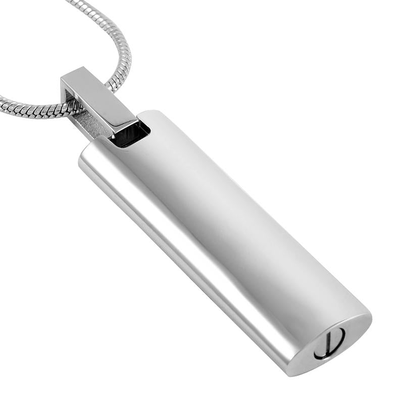 Plate with Cross and Prayer Memorial Pendant Necklace-Necklaces-Innovato Design-Innovato Design