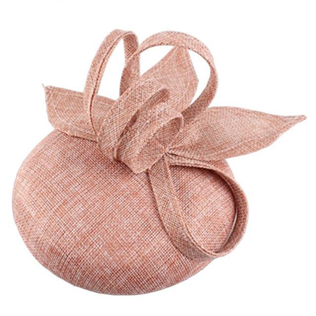 Vintage Linen Pillbox Fascinator Hat-Hats-Innovato Design-Khaki-Innovato Design