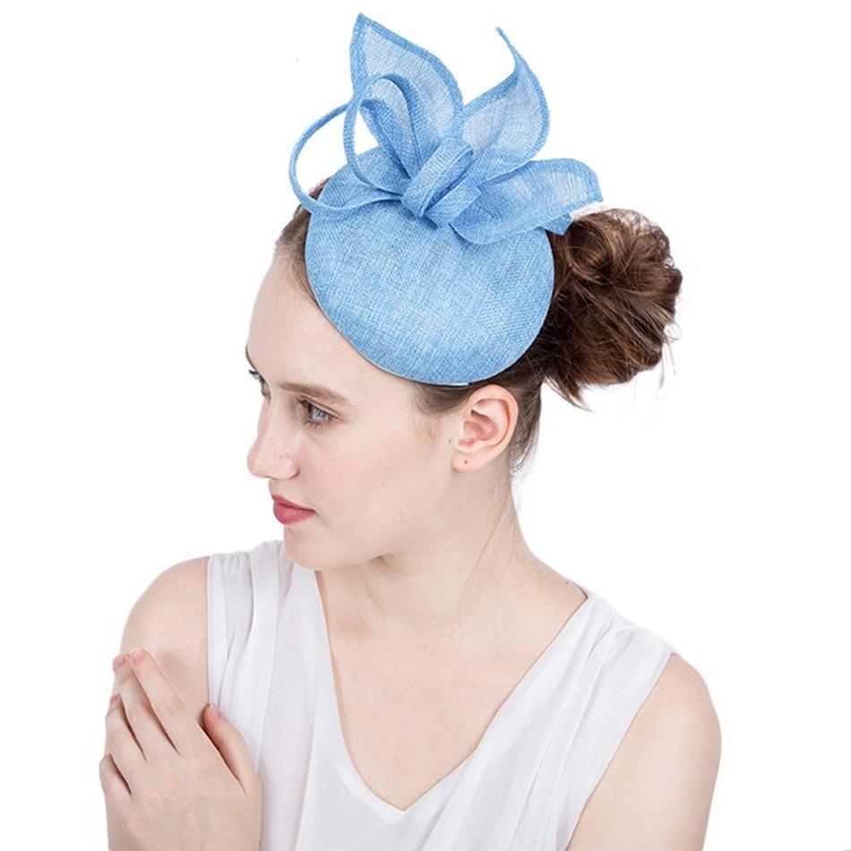 Vintage Linen Pillbox Fascinator Hat-Hats-Innovato Design-White-Innovato Design