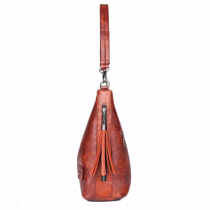 Vintage Luxury Designer Casual Leather Top-Handle Tote Bag, Shoulder Bag and Handbag-Handbags-Innovato Design-Black-Innovato Design