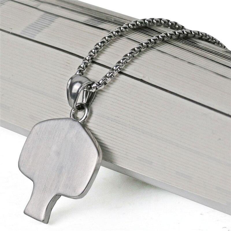 Stainless Steel Basketball Shot Board Pendant Necklace-Necklaces-Innovato Design-Innovato Design