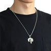 Stainless Steel Basketball Shot Board Pendant Necklace-Necklaces-Innovato Design-Innovato Design