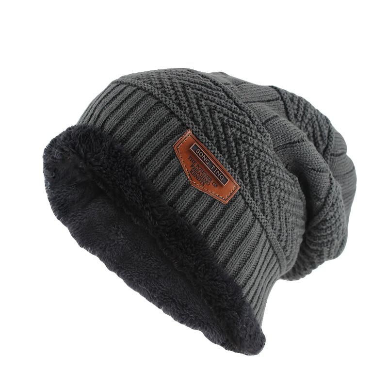Wool Cotton Knit Hat, Beanie or Skullie-Hats-Innovato Design-Black-Innovato Design