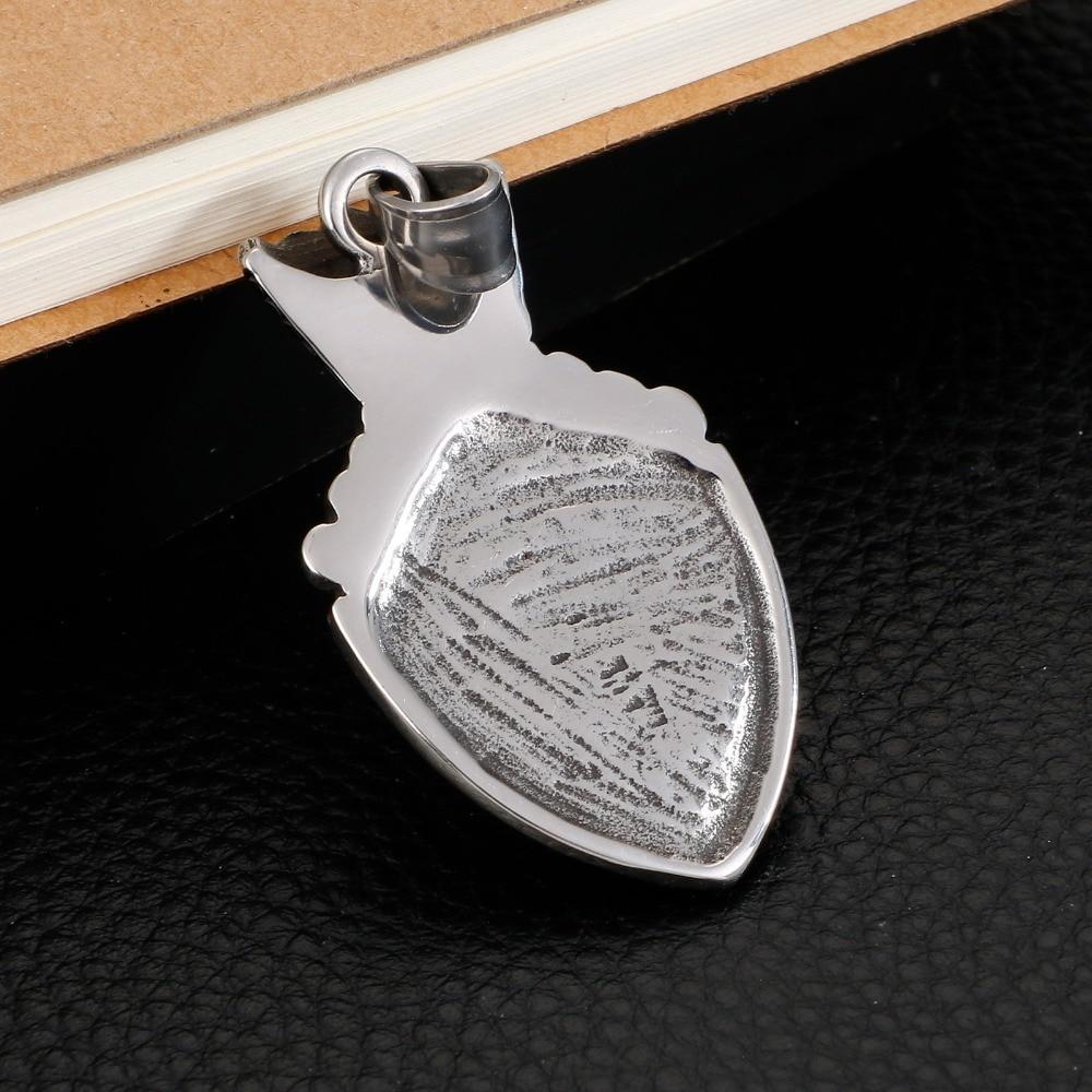 Silver Crowned Shield Cross Pendant and Chain Necklace-Necklaces-Innovato Design-22 inch-Innovato Design