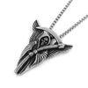 Stainless Steel Winged Grim Reaper with Scythe Pendant Necklace-Necklaces-Innovato Design-20-Innovato Design