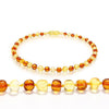 Natural Baltic Amber Stone Bead Necklace