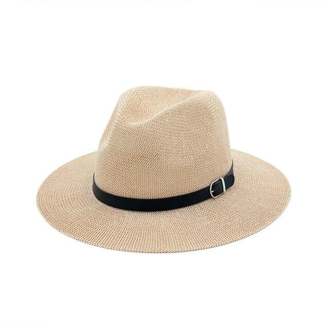 Wide Brim Straw Panama Summer Hat-Hats-Innovato Design-Pink-Innovato Design