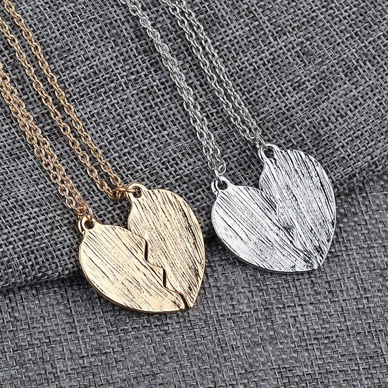 Mother and Daughter Heart Pendant Necklace Set-Necklaces-Innovato Design-Gold-Innovato Design