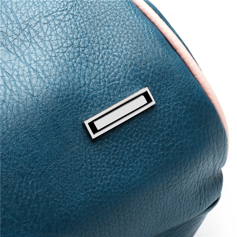 Luxury PU Leather Shell Bag, Travel Bag and Backpack-Backpacks-Innovato Design-Brown-Innovato Design