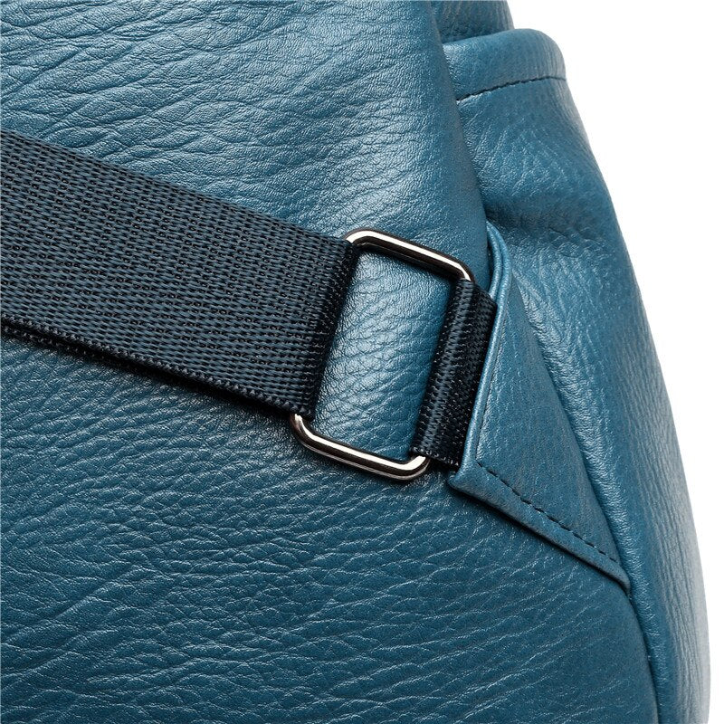 Luxury PU Leather Shell Bag, Travel Bag and Backpack-Backpacks-Innovato Design-Brown-Innovato Design