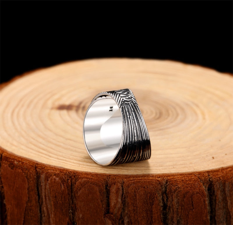 Totem Fish 990 Genuine Silver Adjustable Vintage Trendy Punk Ring-Rings-Innovato Design-Innovato Design