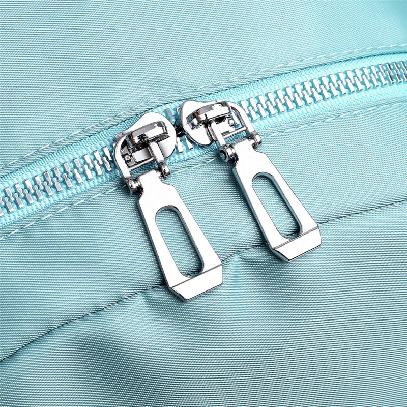 Waterproof Multi Pocket Oxford Travel Backpack and School Bag-Backpacks-Innovato Design-Blue-Innovato Design