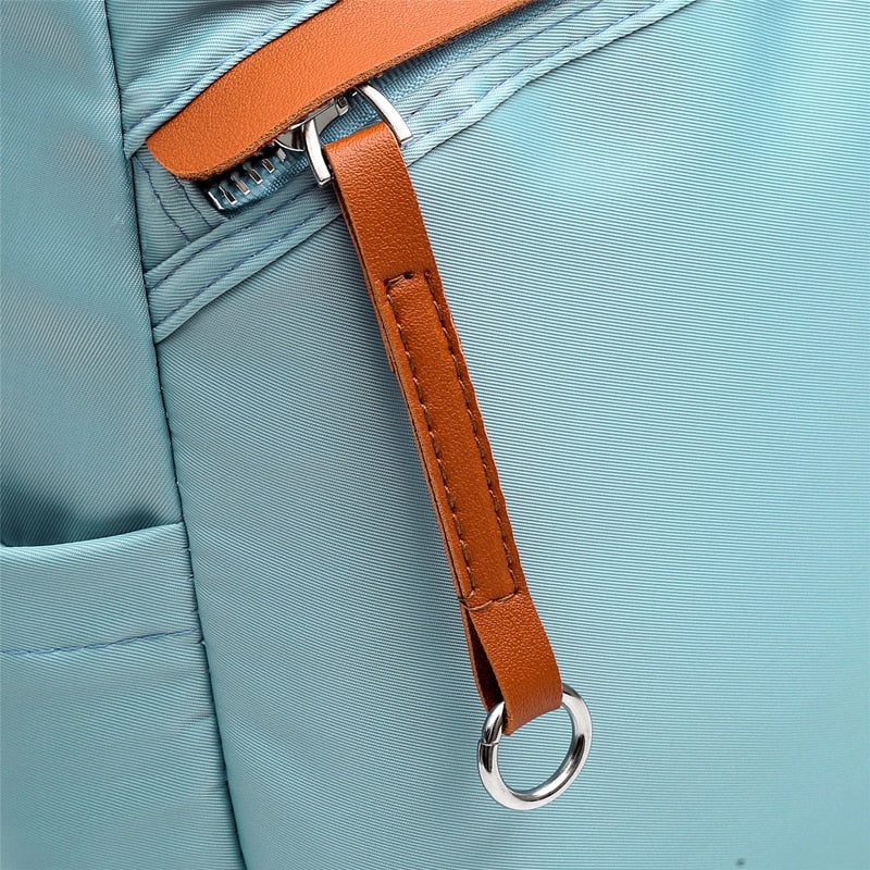 Waterproof Multi Pocket Oxford Travel Backpack and School Bag-Backpacks-Innovato Design-Blue-Innovato Design