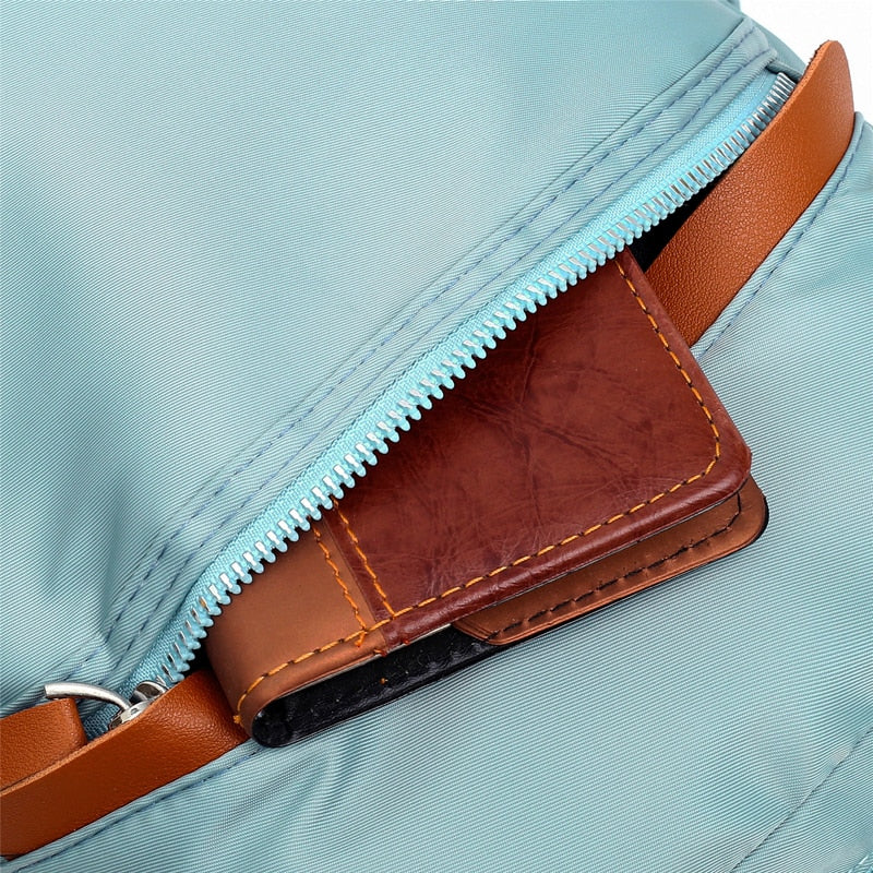 Waterproof Multi Pocket Oxford Travel Backpack and School Bag-Backpacks-Innovato Design-Blue-Innovato Design