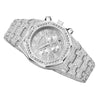 Diamond-Studded Chronograph Fashion Hip-hop Quartz Watch