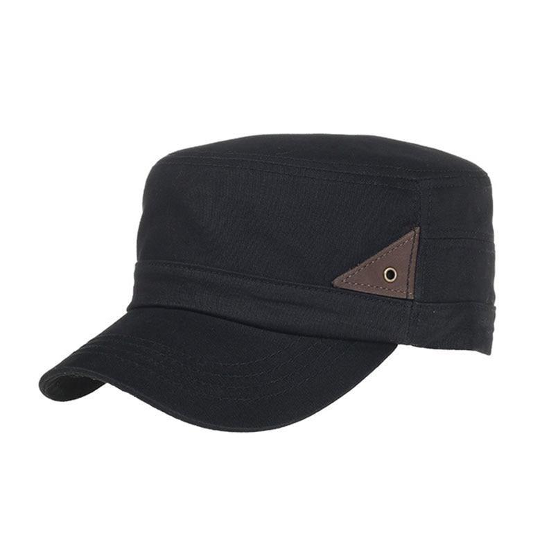 Vintage Cotton Army Cadet Patrol Military Hat-Hats-Innovato Design-Black-Innovato Design