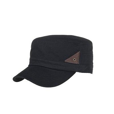 Vintage Cotton Army Cadet Patrol Military Hat-Hats-Innovato Design-Black-Innovato Design