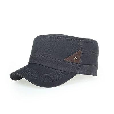 Vintage Cotton Army Cadet Patrol Military Hat-Hats-Innovato Design-Gray-Innovato Design