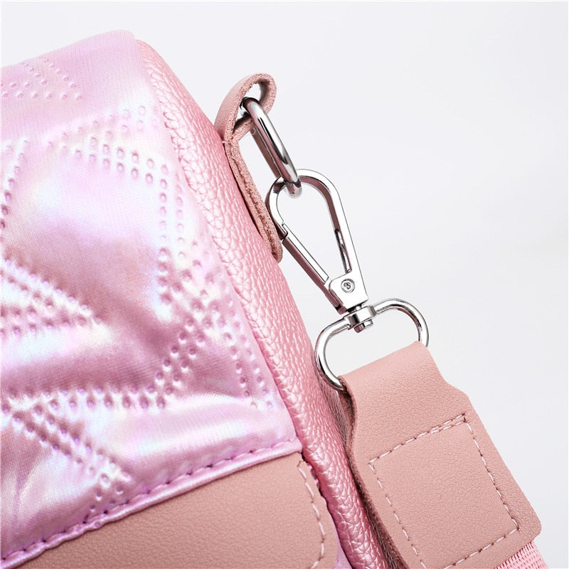 Luxury Cute Bear Keychain Oxford Travel Bag and Backpack-Backpacks-Innovato Design-White-Innovato Design