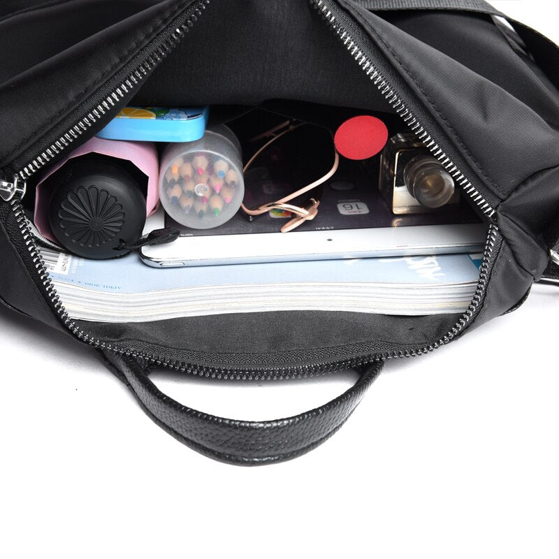 Designer Fashion Waterproof Oxford Travel Backpack-Backpacks-Innovato Design-Balck-Innovato Design