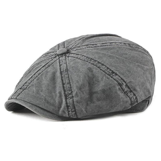 Casual Cotton Octagonal Newsboy Cap-Hats-Innovato Design-Army Green-Innovato Design