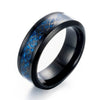 Black Celtic Dragon Inlay and Blue Cubic Zirconia Stainless Steel Wedding Ring Set-Couple Rings-Innovato Design-6-5-Innovato Design