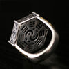 Buddhist Lotus 925 Sterling Silver Ring-Rings-Innovato Design-Innovato Design