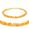 Natural Amber Stone Bead Baby Accessory Necklace