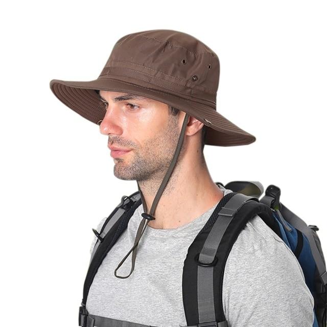 Breathable Waterproof Quick-drying Bucket Hat-Hats-Innovato Design-Coffee-Innovato Design