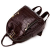 Luxury Multifunction PU Leather Embossed Bag and Backpack