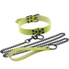 Chain Traction Collar Choker Leather Gothic Punk Harajuku Necklace-Necklace-Innovato Design-Green-Innovato Design