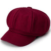 Solid Color Newsboy Octagonal Hat