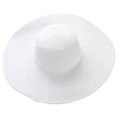 Summer Foldable Floppy Wide Brim Straw Sun Hat
