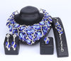 Bohemia Crystal Necklace, Bracelet, Earrings & Ring Wedding Statement Jewelry Set