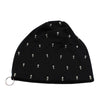 Beanie or Bonnet with Skulls and Hoop