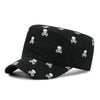 Punk Skull Rivet Cotton Snapback Military Army Cap-Hats-Innovato Design-Black 3-Innovato Design