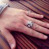 Authentic Christian Cross 925 Sterling Silver Handmade Vintage Ring-Gothic Rings-Innovato Design-7-Innovato Design