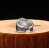 Poker Cards 925 Sterling Silver Adjustable Punk Rock Ring-Gothic Rings-Innovato Design-Innovato Design